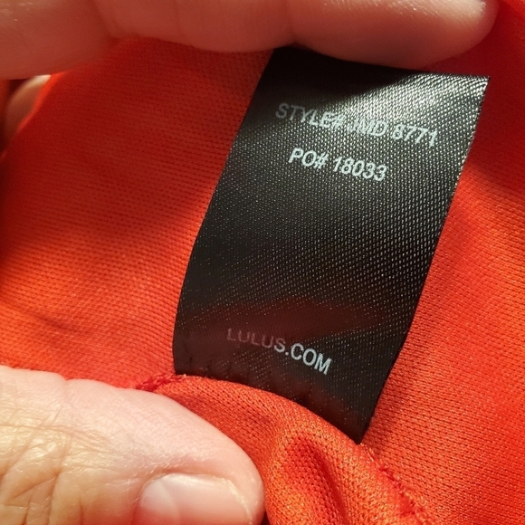 Lulu's Endlessly Infatuated Red Lace Midi Dress SZ XS - Picture 6 of 8